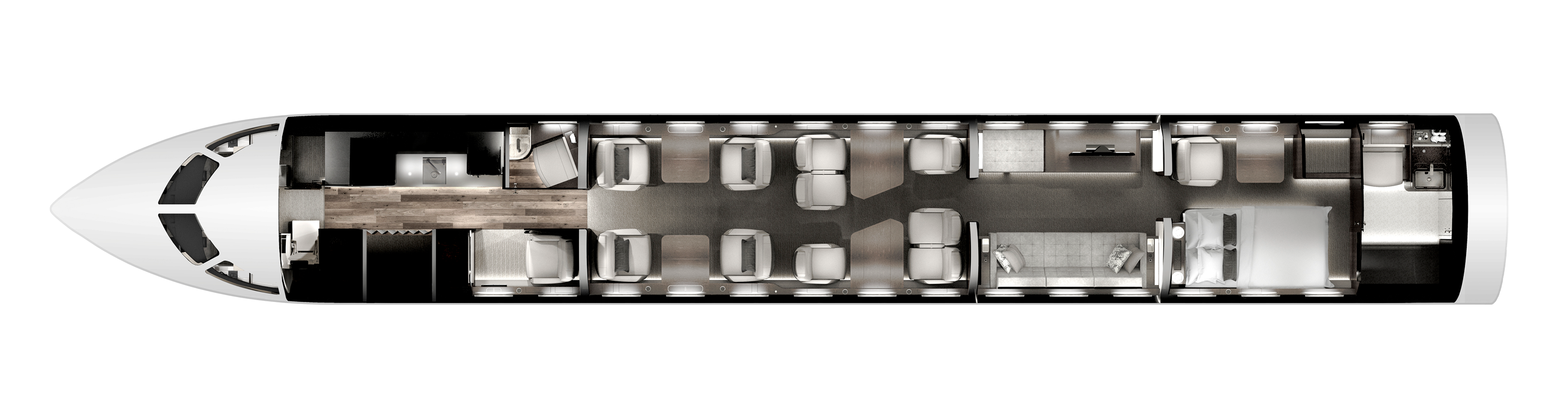 Global 8000 floor plan