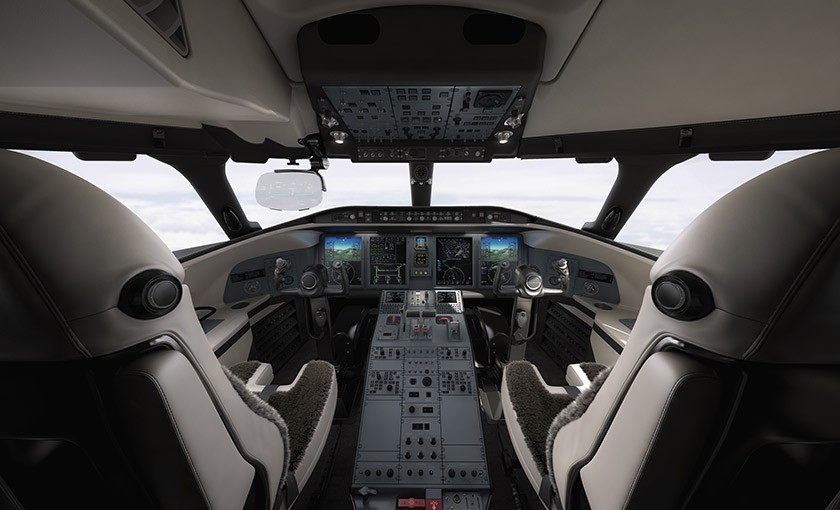 Challenger 650 cockpit